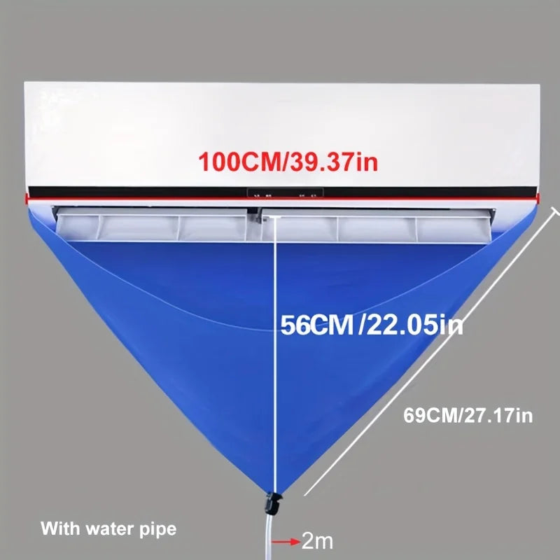 A Complete Air Conditioner Cleaning Kit - Including Dust Cover, Water B Wall