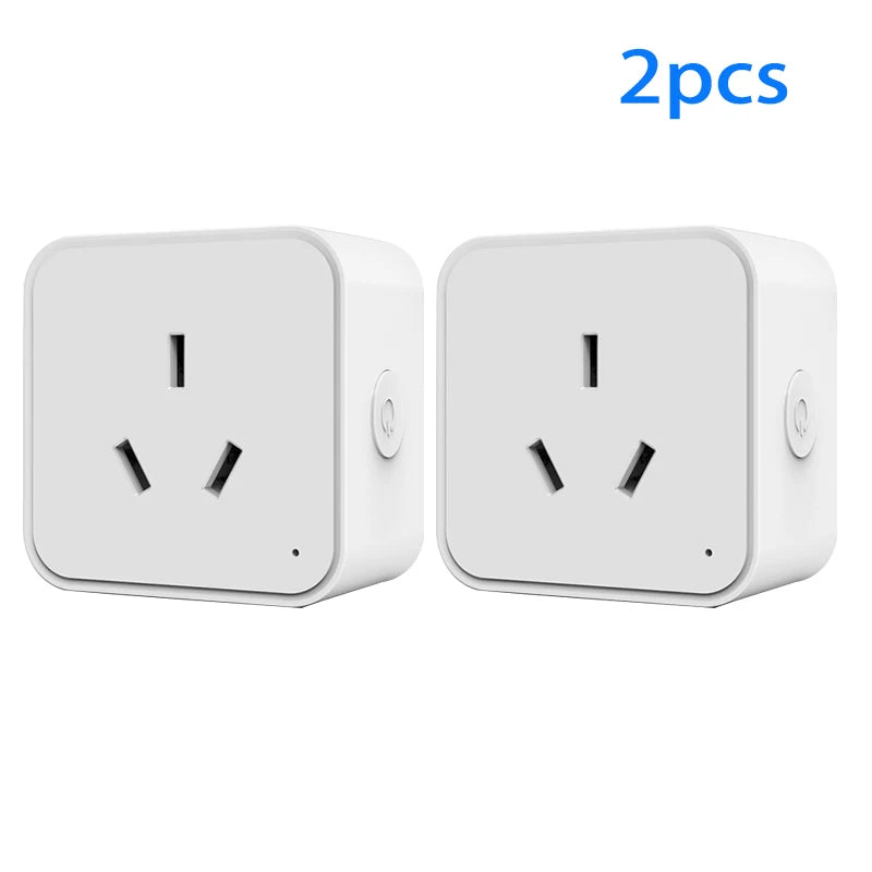 SIXWGH Zigbee Smart Socket AU Plug Adapter Tuya Smart Life App Wireless