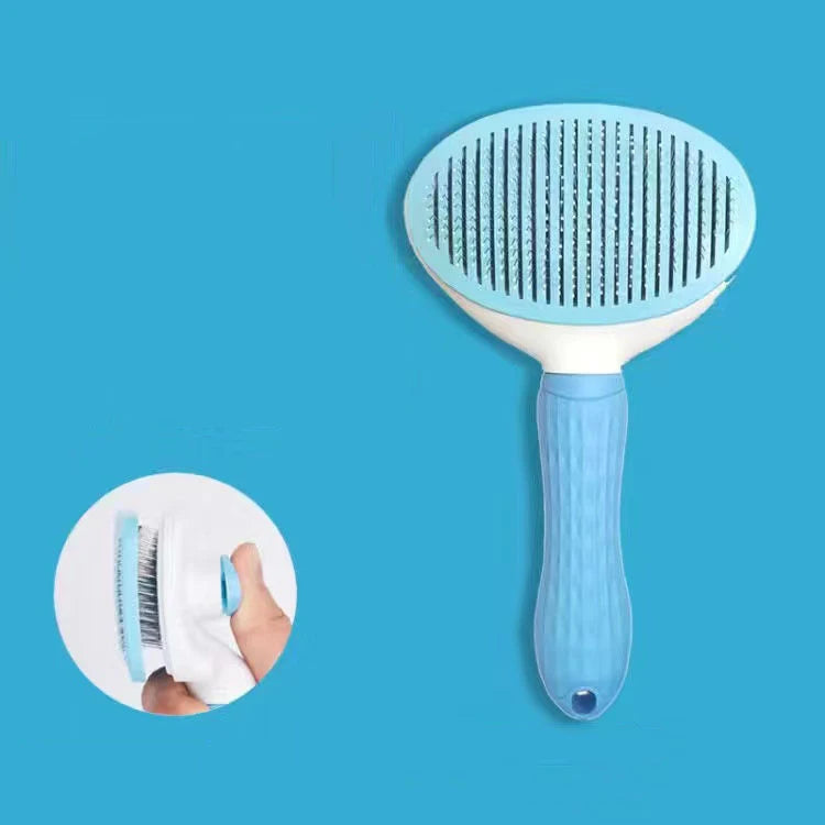 Pet Dog Hair Brush Cat Comb Grooming And Care Cat Brush Stainless Steel Comb