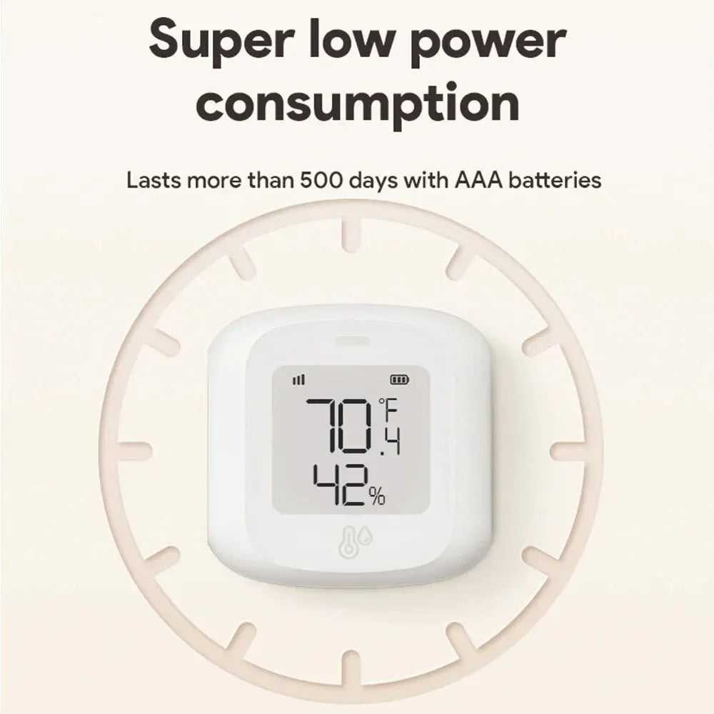 Smart WiFi/Zigbee Temperature and Humidity Sensor Indoor