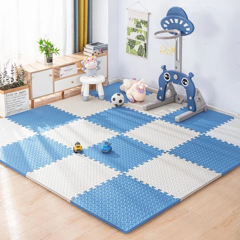 Non-Toxic Baby Play Mat, Interlocking Soft Foam Floor Mats for Kids' Play Area