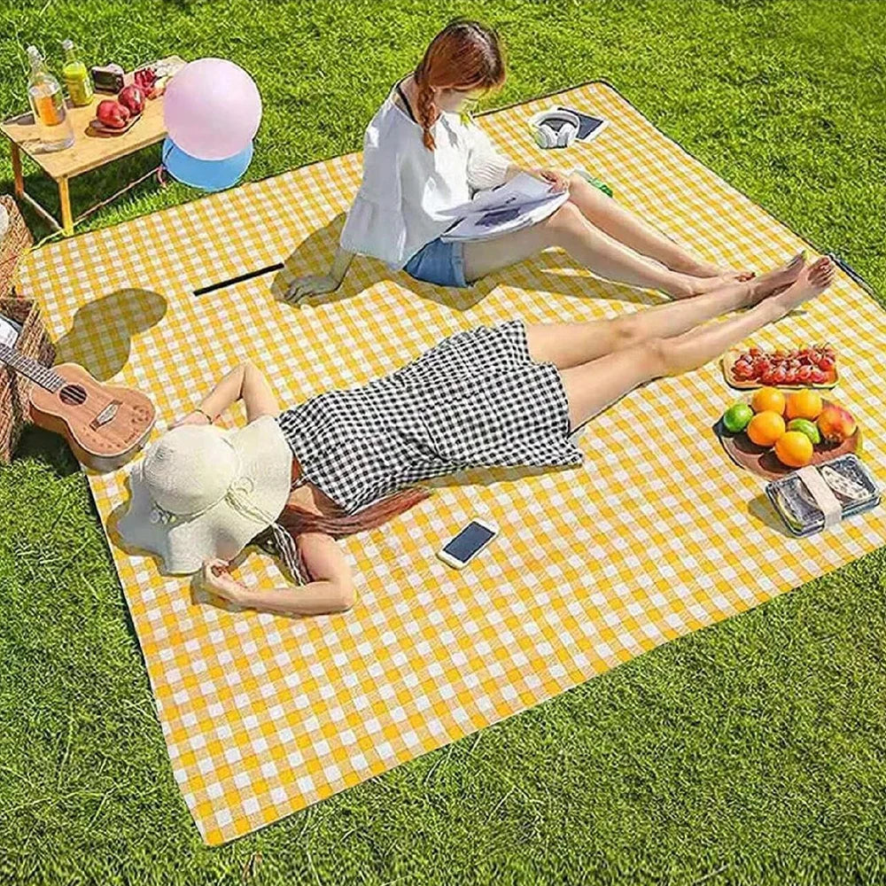 Portable Camping Mat Big Picnic Blanket Sandproof Waterproof Beach Mats