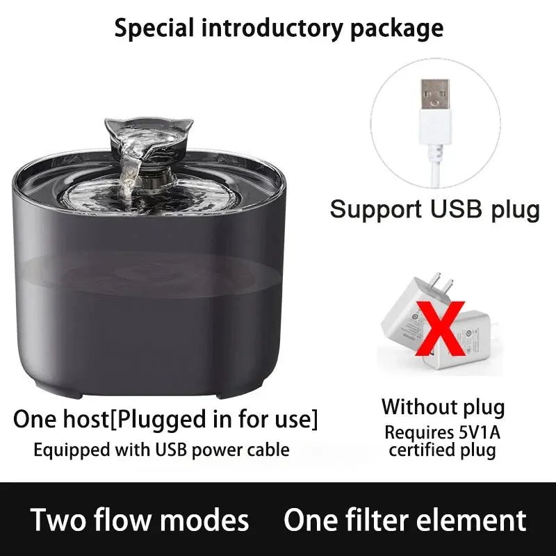 Cat Automatic Water Fountain