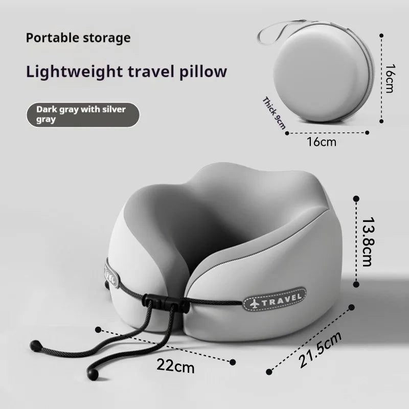 Memory Foam Neck Pillow Travel Pillow Portable U Shape Pillow for Airplane
