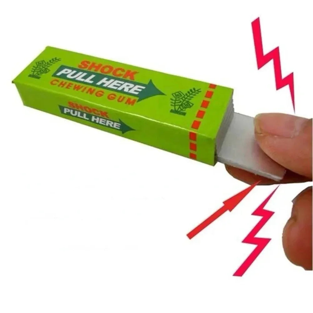Fun Toy Electric Shock Joke Chewing Gum Shocking Gift Gadget Prank Trick