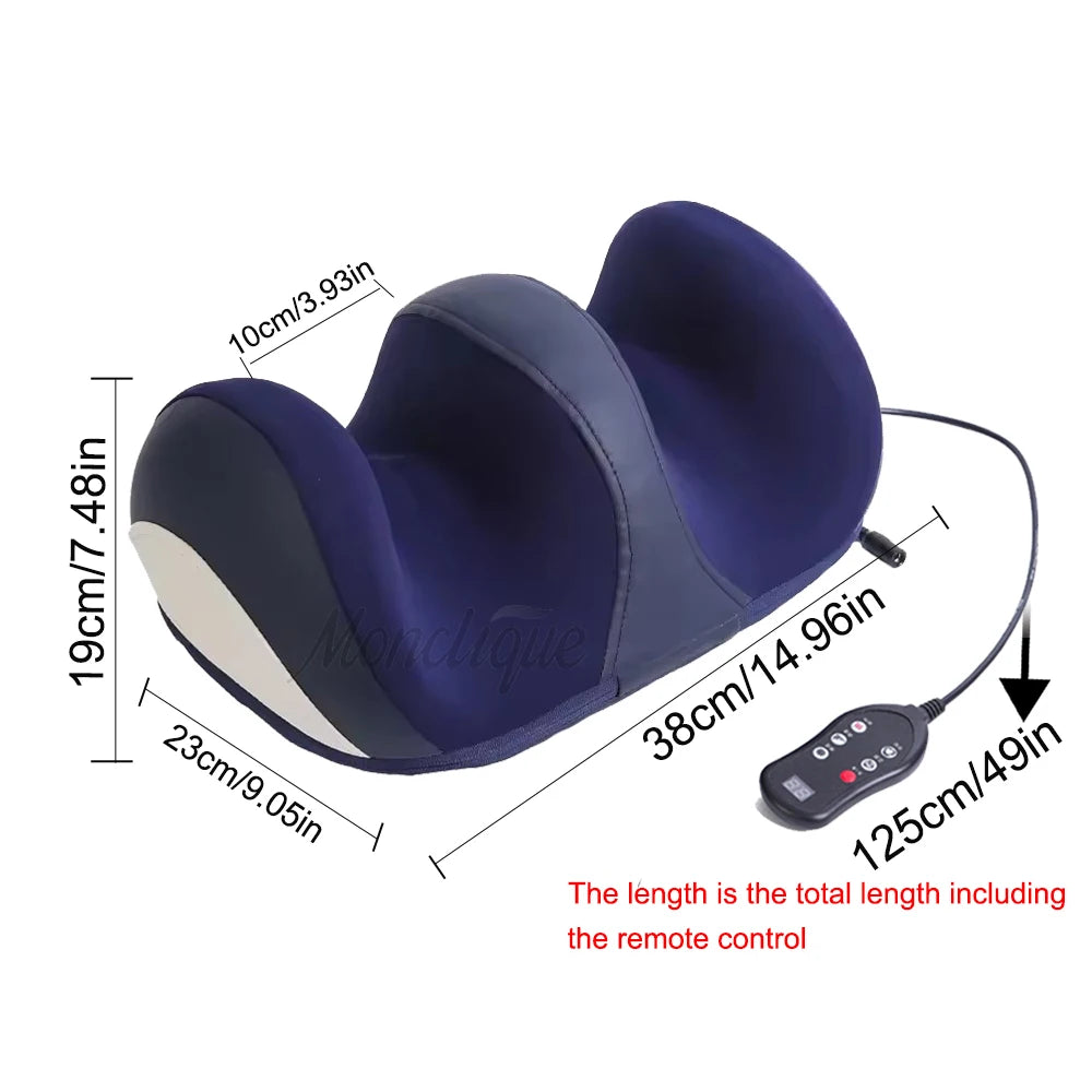 Super Big Electric Foot Leg Massager Deep Tissue Shiatsu Kneading Relax
