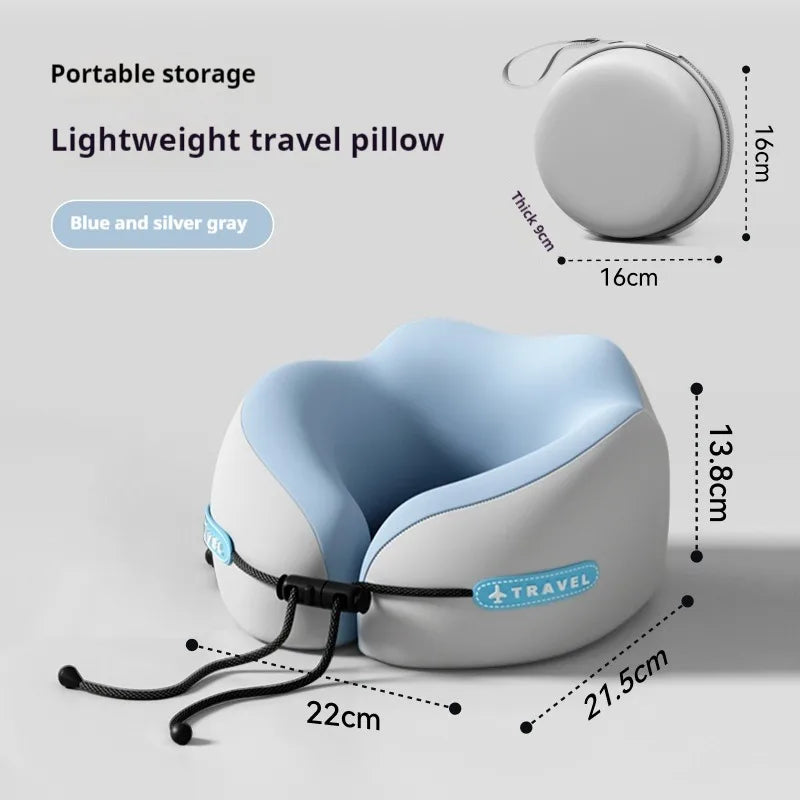 Memory Foam Neck Pillow Travel Pillow Portable U Shape Pillow for Airplane