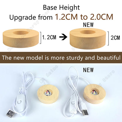 3D Crystal Ball Galaxy Lamp