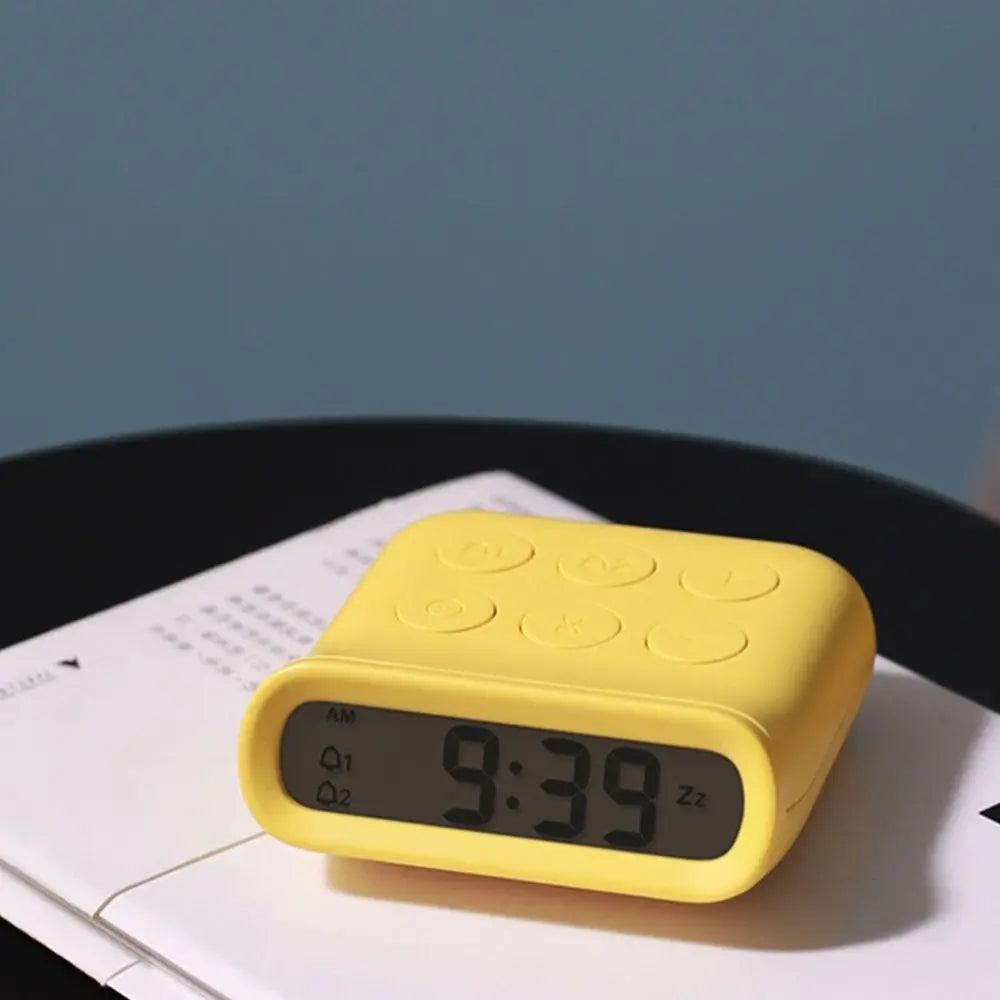 Gifts Creative Small Alarm Clock Battery Powered Plastic Alarm Clock Portable
