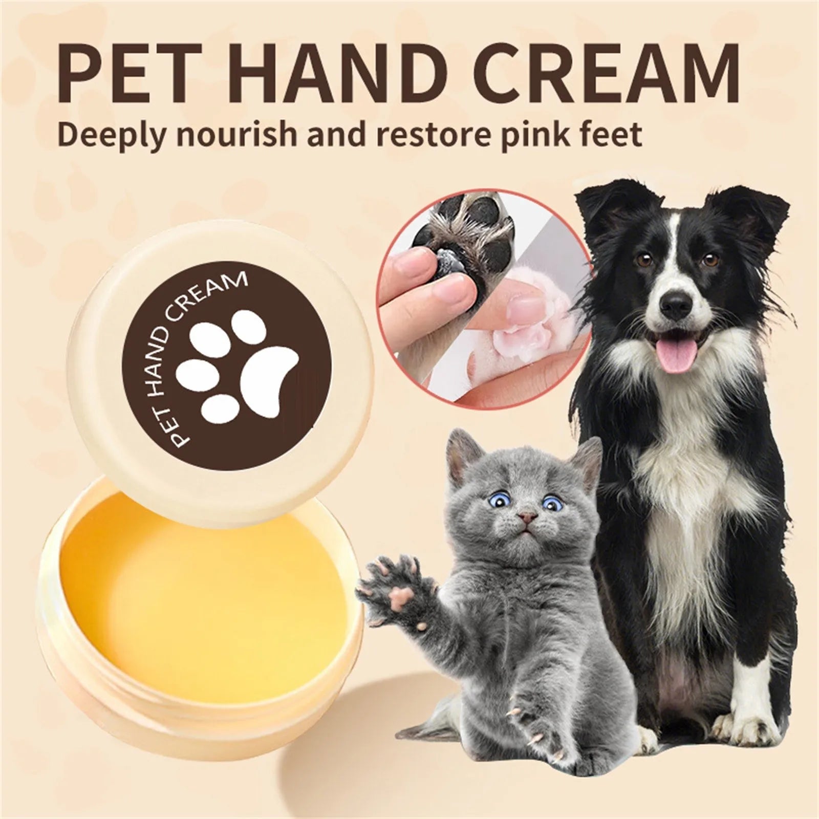 Pet Paw Care Cream Healthy Pet Paw Balm Pet Foot Care Dog Balm Protection