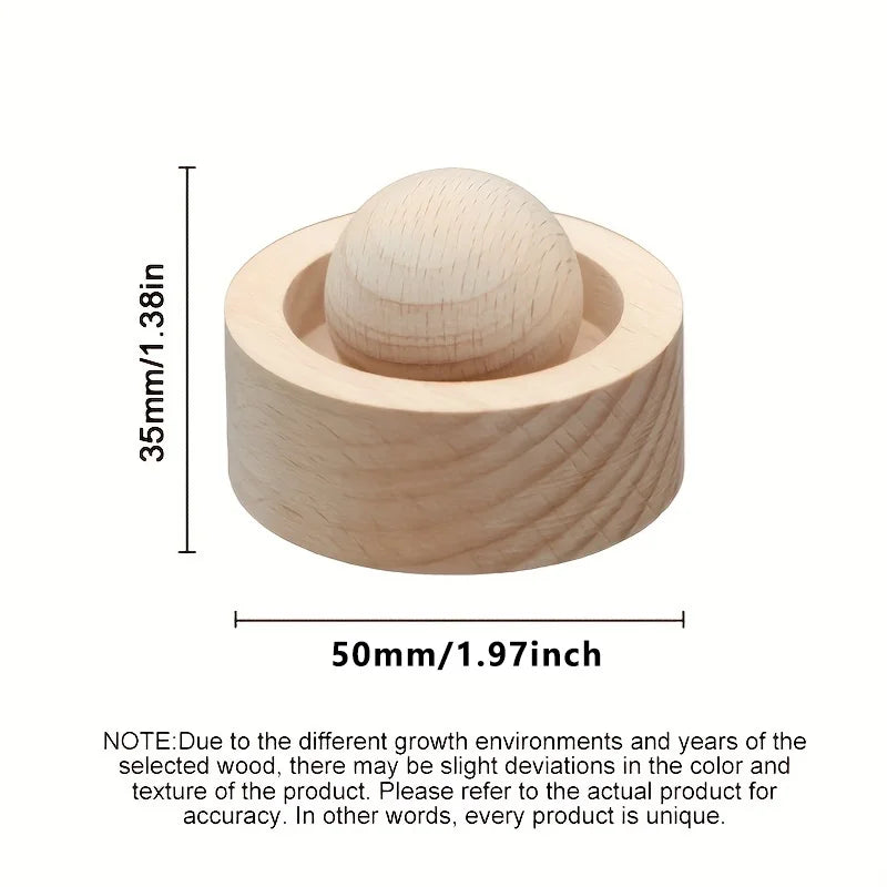 Car & Home Essential Oil Diffuser - Made of Wood Mini Cute Natural Fragrance