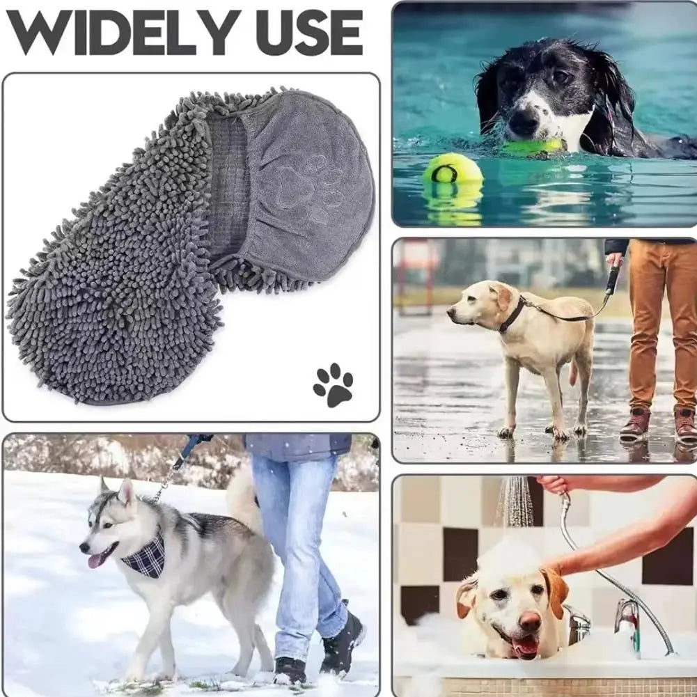 Pet Absorbent Towel Quick Drying Soft For Cat Dog Home Grooming Use Gentle