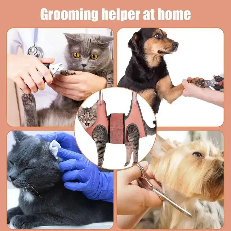 TONG New Pet Cat Grooming Hammock Helper Cat Dog Hammock Dogs Repair