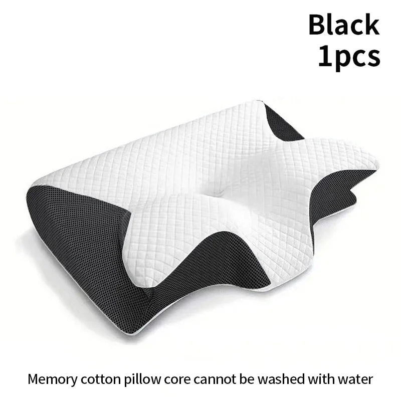 New 2 in 1 Ergonomic Memory Foam pillow Help Sleep,Protect The Neck