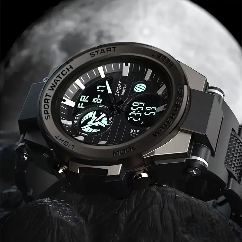 Multifunctional Led Night Light+Double Display+Alarm Clock+Second Recorder