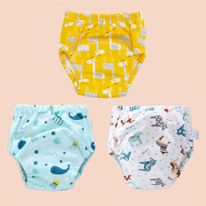 Baby Reusable Diapers Panties Potty Training Pants For Children Ecological
