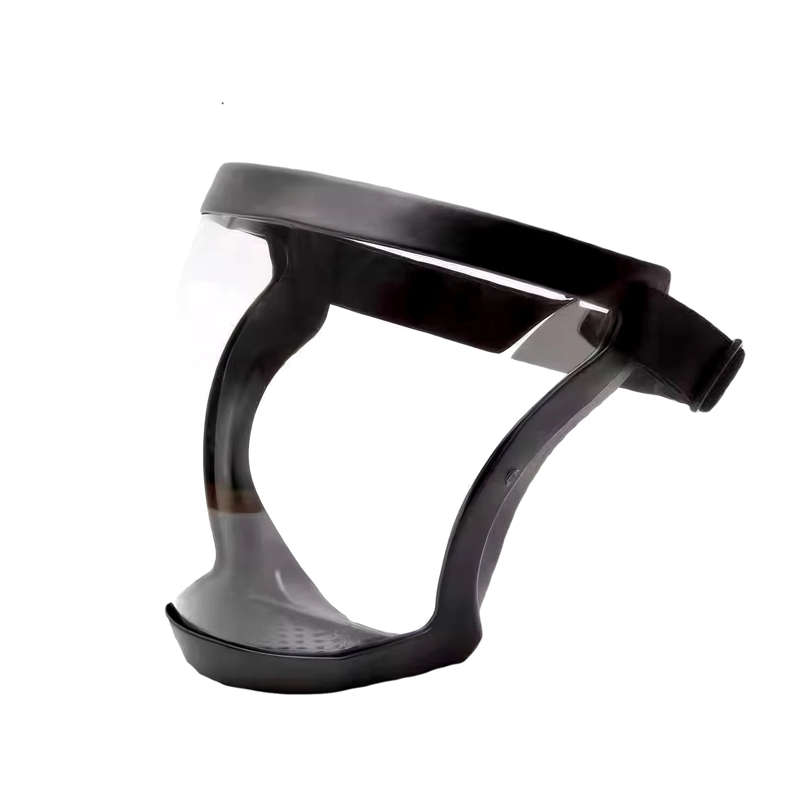 Full-Face Transparent Protection Mask with Adjustable Buckle - Reusable