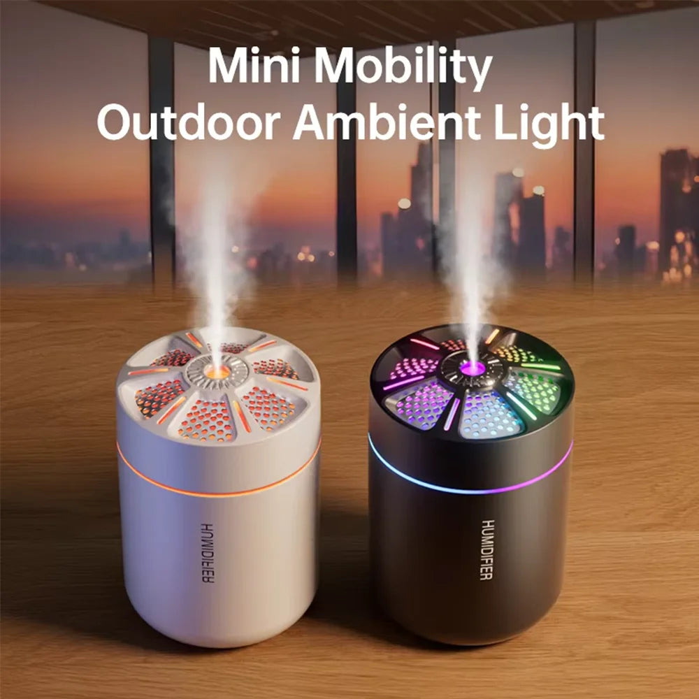 Portable USB Mini Humidifier for Home Bedroom and Car