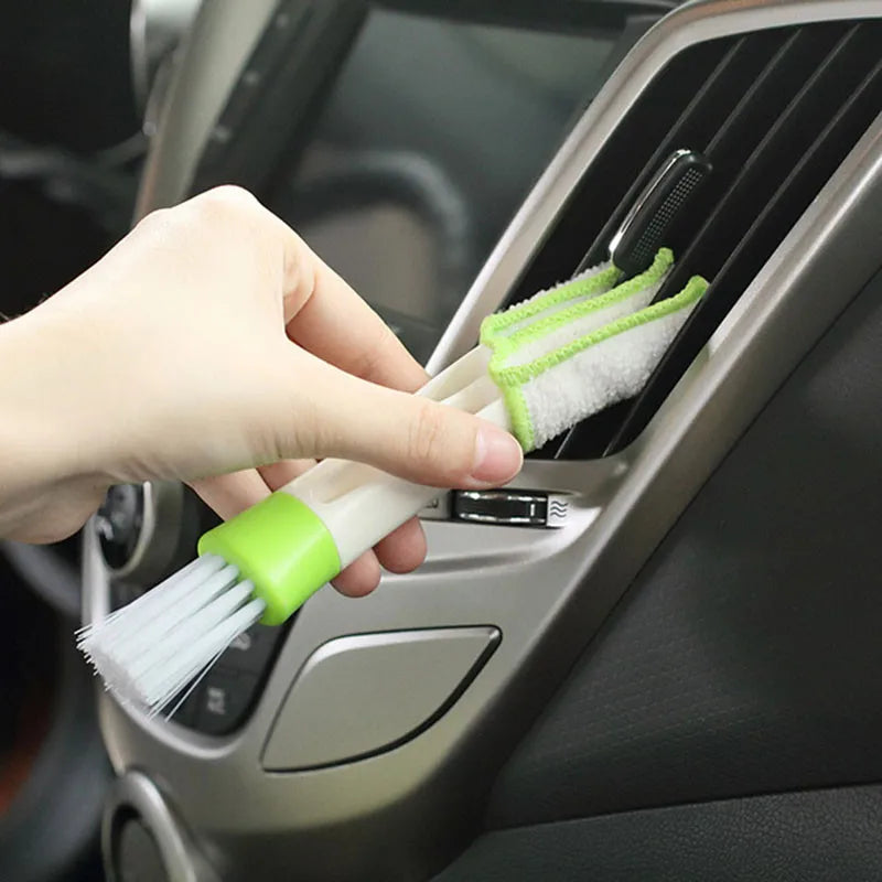 2In1 Car Air-Conditioner Outlet Cleaning Tool Multi-purpose Dust Brush Car Interior