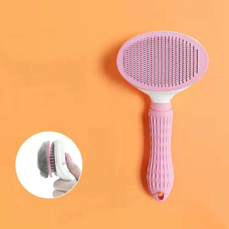 Pet Dog Hair Brush Cat Comb Grooming And Care Cat Brush Stainless Steel Comb
