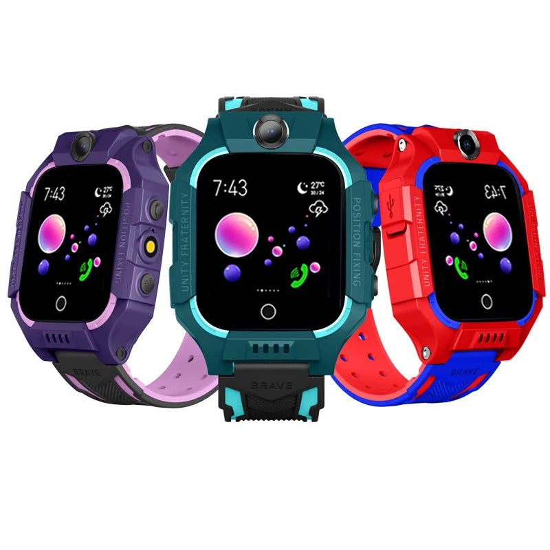 Children's Smart Watch Girl Boy-Smart Watch Children's Watch Age 4-12 Years