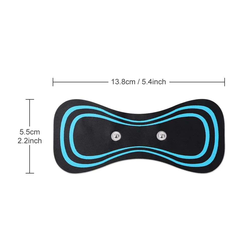 10PCS Portable Mini Electric Neck Back Massager Cervical Massage Patch