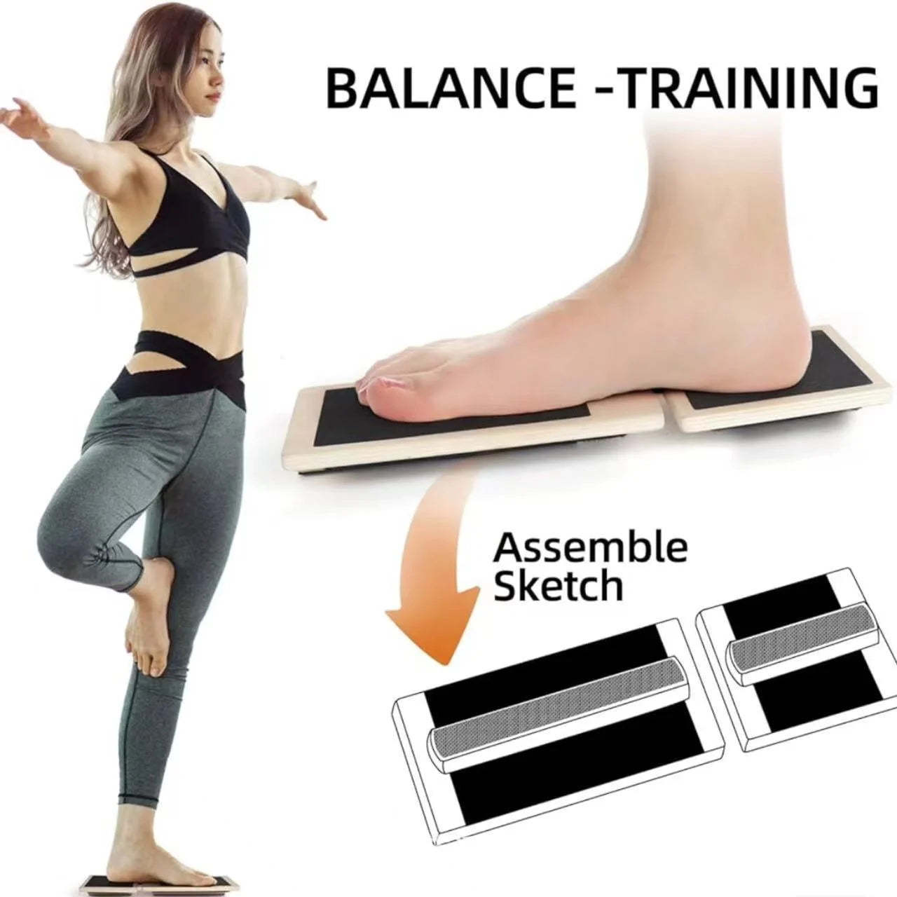 Physical Therapy Posture Corrector Single Foot Balance Board Ankle Strengthener
