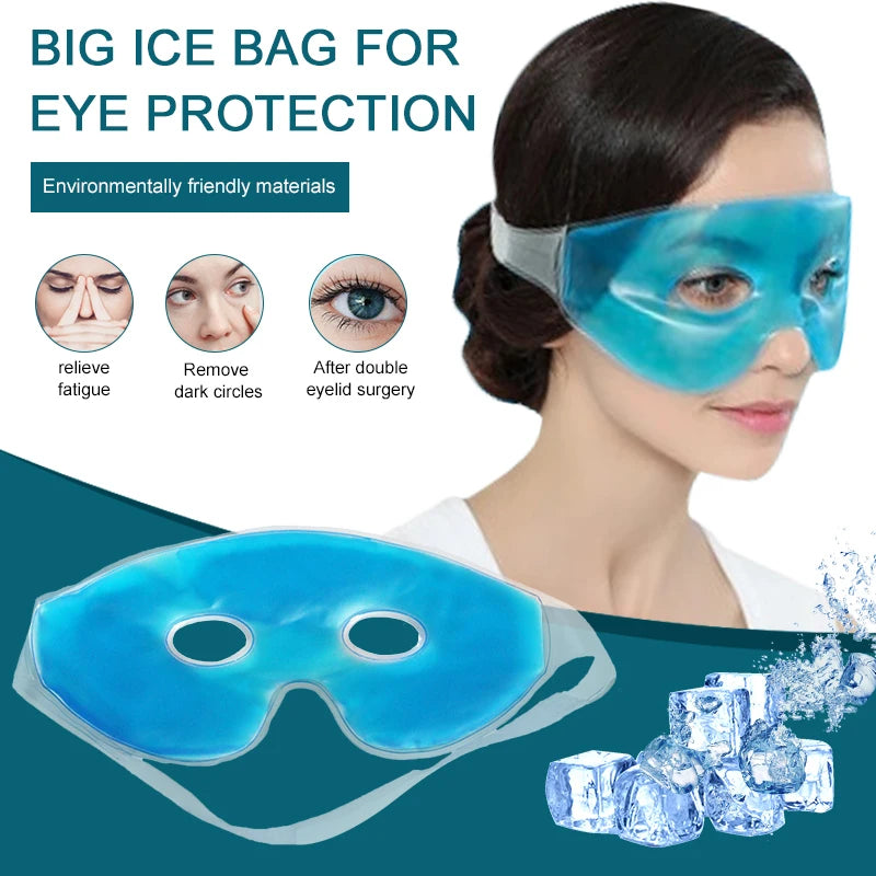 Cooling Ice Eye Mask Fatigue Relief Remove Dark Circles Cold Eye Mask Sleep