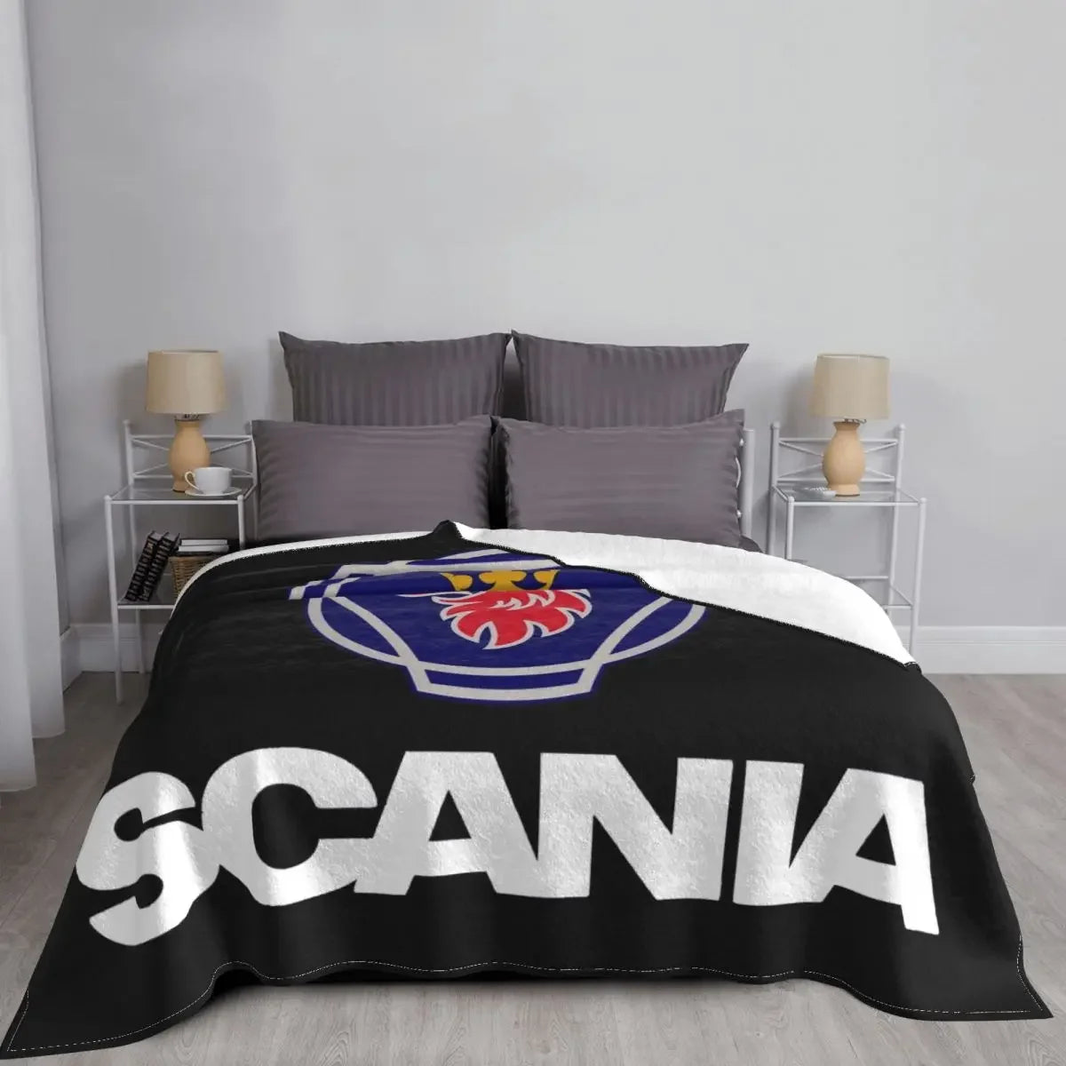 Sweden Saabs Scanias Blankets Fleece Winter Portable Lightweight Thin Throw