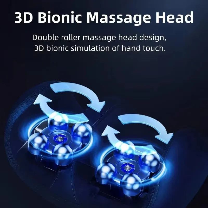 Super Big Electric Foot Leg Massager Deep Tissue Shiatsu Kneading Relax