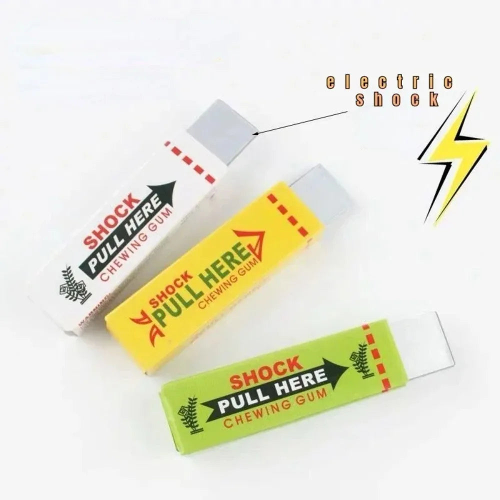 Fun Toy Electric Shock Joke Chewing Gum Shocking Gift Gadget Prank Trick