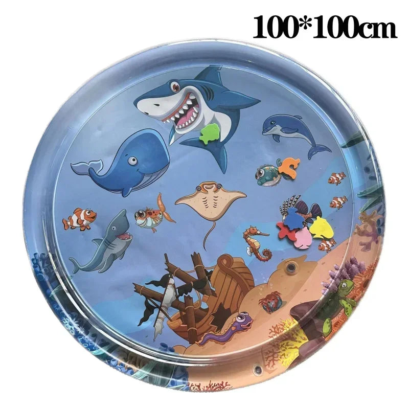Pet Water Sensory Play Mat for Cats and Dogs Thickened Cooling Pad Interactive