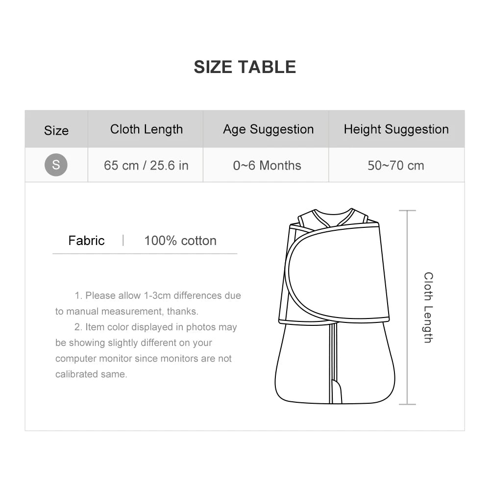 Sleeping Bag For Babies 0-6Months Newborn Baby