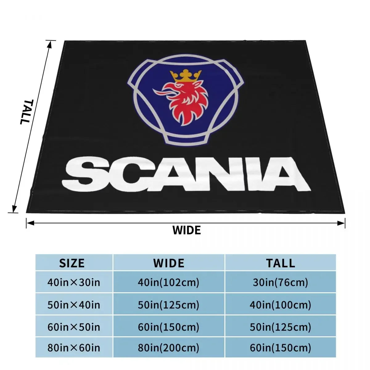 Sweden Saabs Scanias Blankets Fleece Winter Portable Lightweight Thin Throw