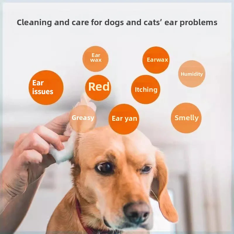 PetClear Pet Ear Drops Solution 60ml for Animal Ear Care