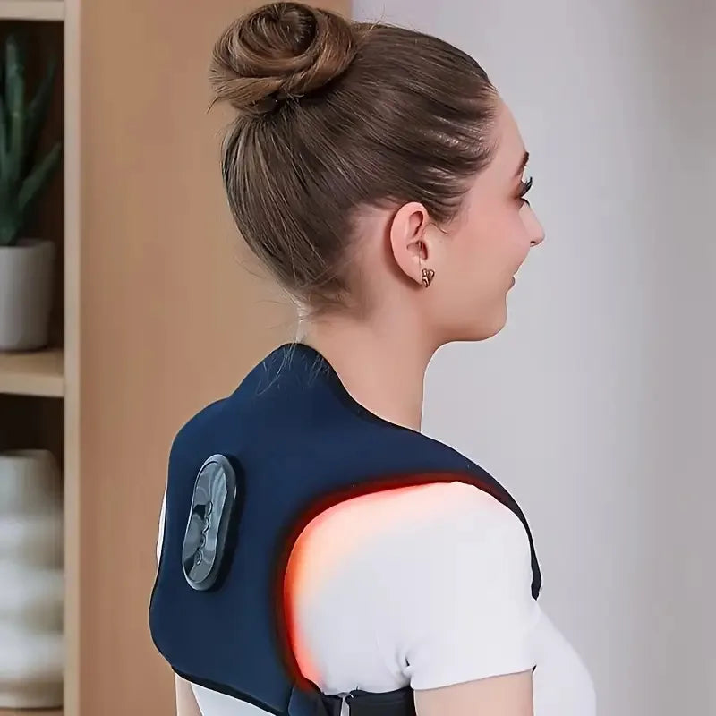 A multifunctional back and shoulder massager，HaveUSBChargin Vibration