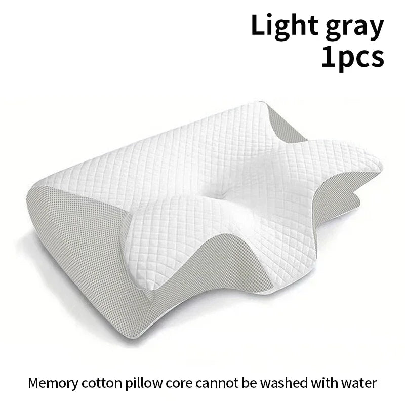 New 2 in 1 Ergonomic Memory Foam pillow Help Sleep,Protect The Neck