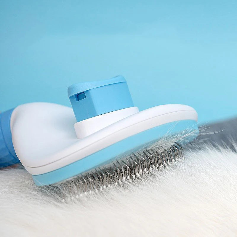 Pet Dog Hair Brush Cat Comb Grooming And Care Cat Brush Stainless Steel Comb