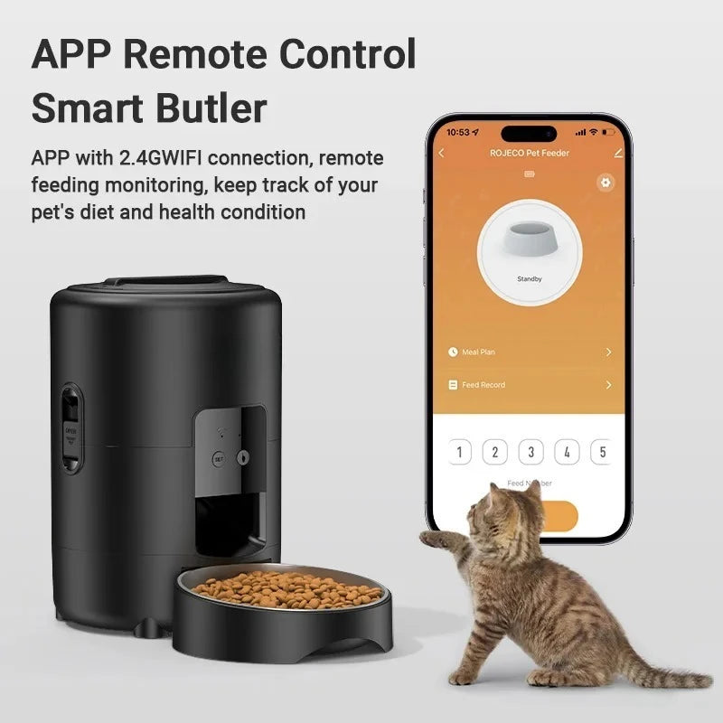 Good Home Portable Automatic Pet Feeder - Convenient Practical Pet