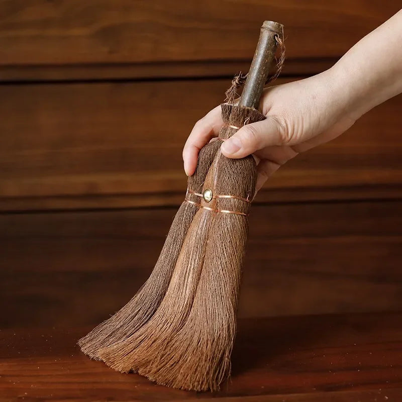 Natural Household Cleaning Broom, Coconut Palm, Silk Cup, Tea Set Brush