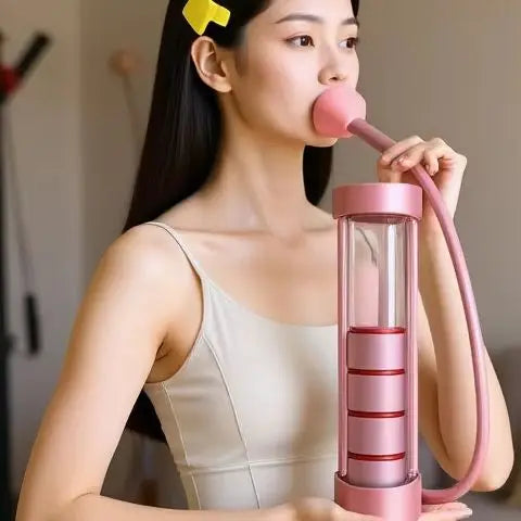 1 Set Breathing Exercise Device Abdominal Muscle Trainer Deep Breathing Dumbbell