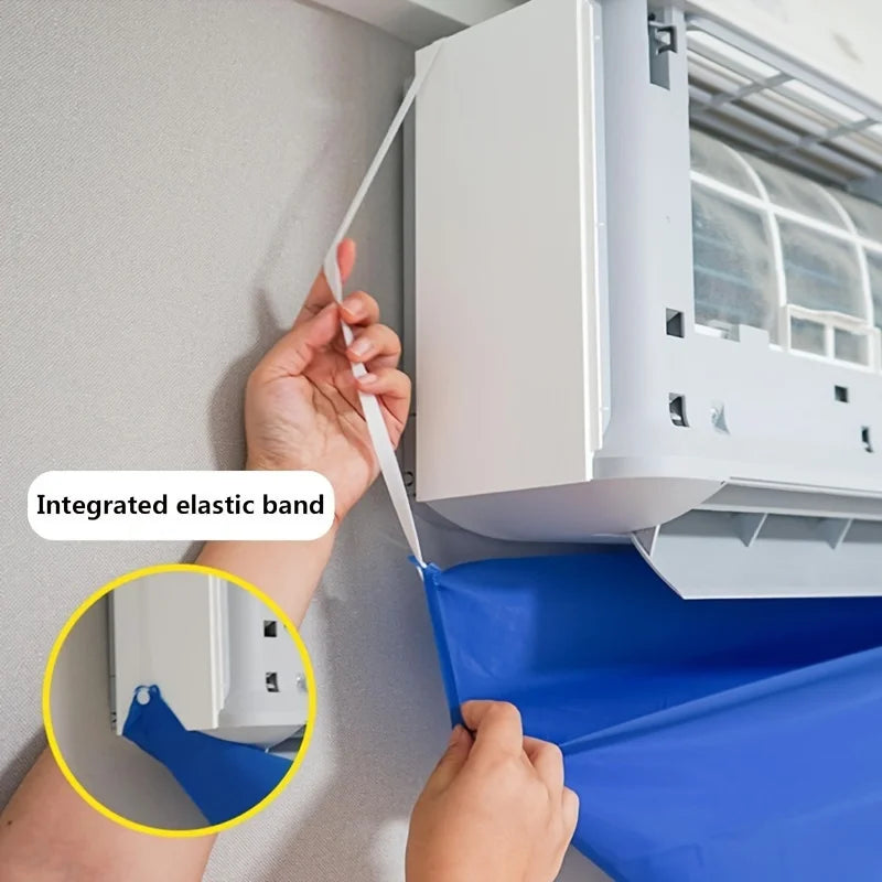A Complete Air Conditioner Cleaning Kit - Including Dust Cover, Water B Wall