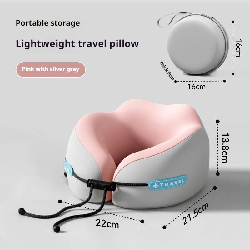 Memory Foam Neck Pillow Travel Pillow Portable U Shape Pillow for Airplane