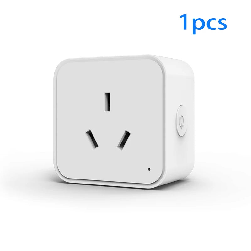 SIXWGH Zigbee Smart Socket AU Plug Adapter Tuya Smart Life App Wireless