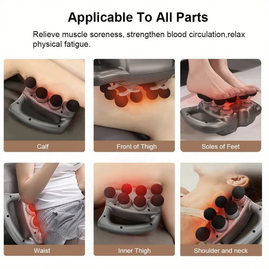 Fascia Gun Muscle Massager Gun Sixteen-head High Frequency Neck