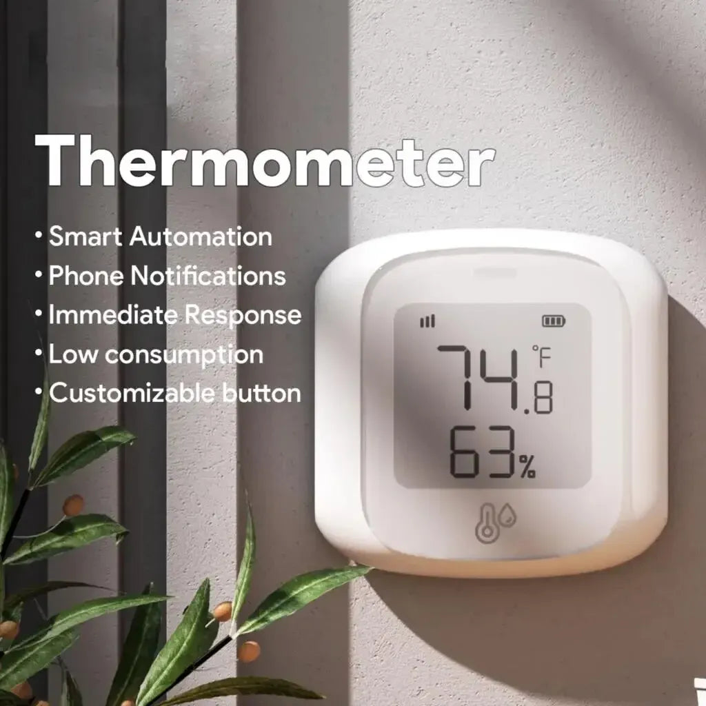 Smart WiFi/Zigbee Temperature and Humidity Sensor Indoor