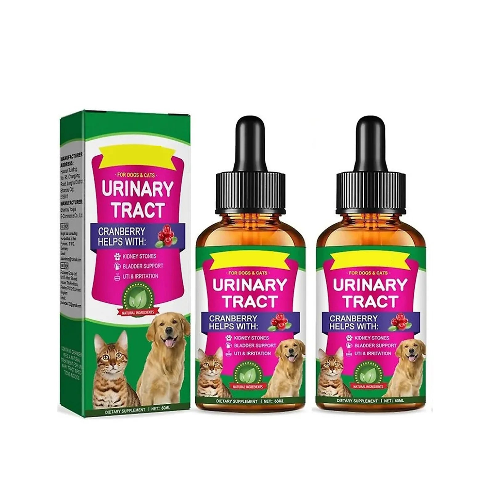 Pet Care Drops specially formulated for cats and dogs