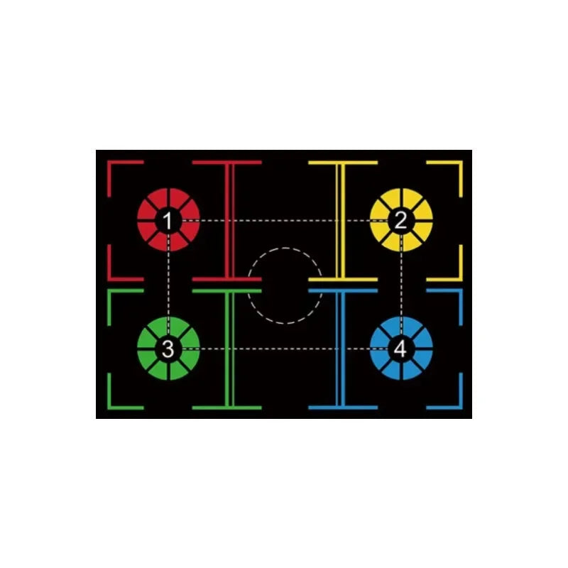 Basketball Train Mat  Non Slip Soundproof Material Children adolescents Indoor Ball