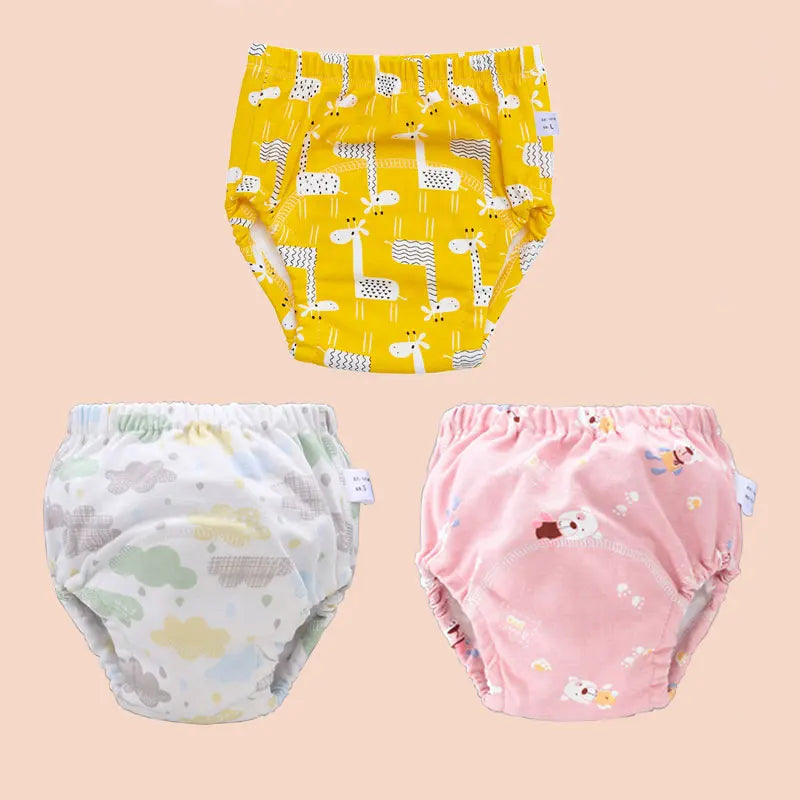 Baby Reusable Diapers Panties Potty Training Pants For Children Ecological