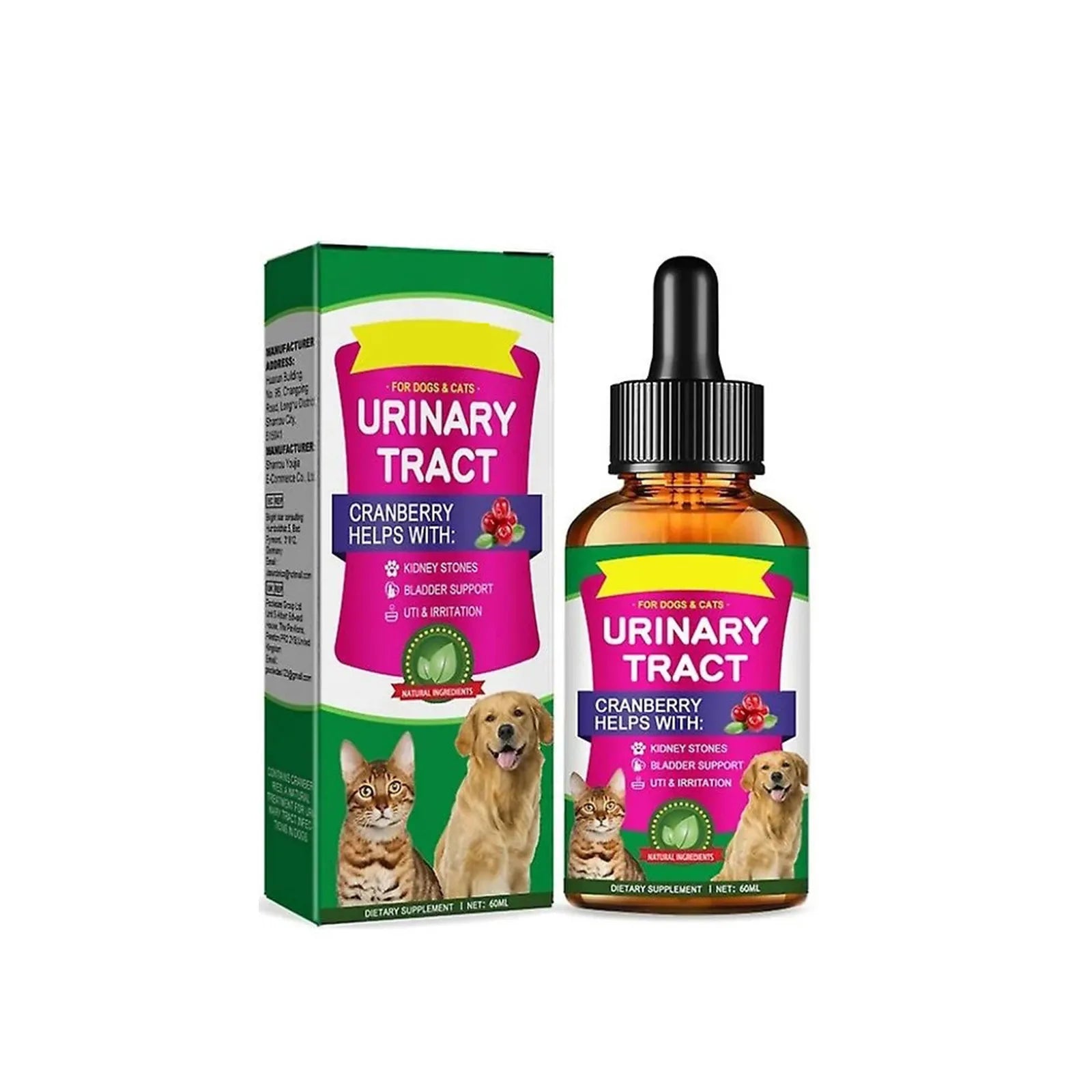 Pet Care Drops specially formulated for cats and dogs